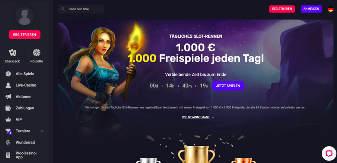 WOO Casino Aufregende Turniere